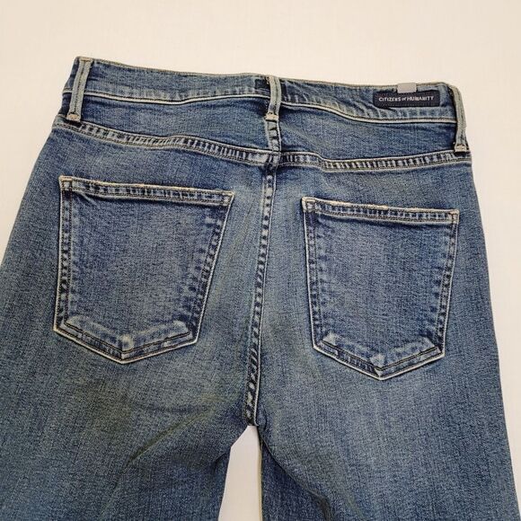 NEW 27 CoH REVOLVE ROCKET CROP VINTAGE RAW DISTRESSED JEANS CITIZENS OF HUMANITY - Picture 14 of 16